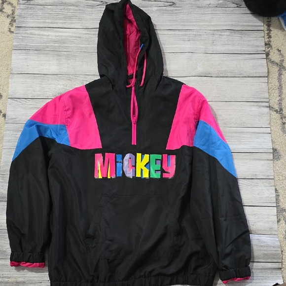 Disney Other - '90s Disney Vibrant Pink and Black Apparel